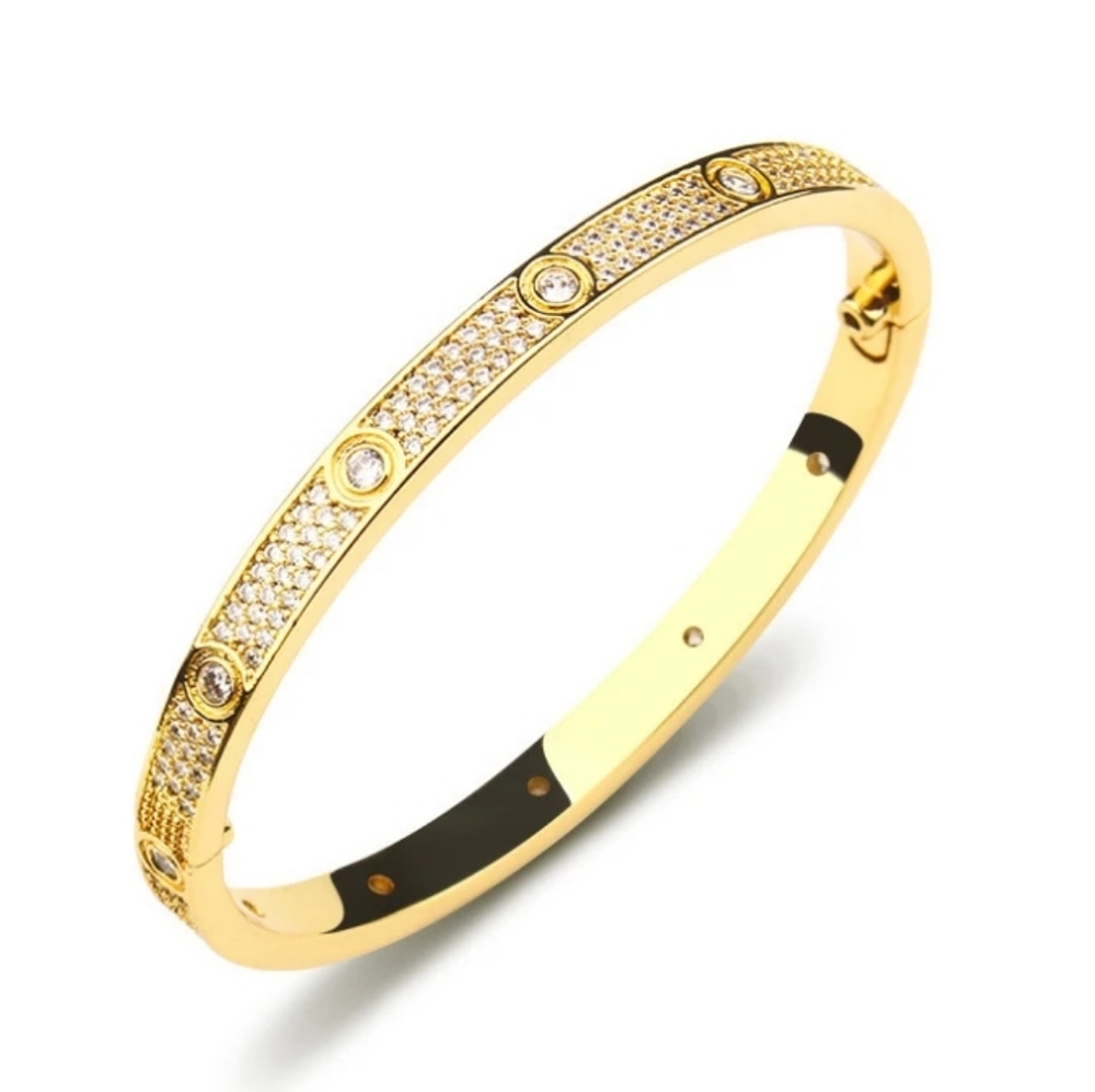 18k gold diamond bracelet - Picture 2 of 7